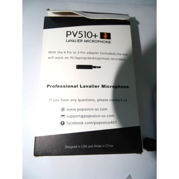 Lapel Microphone Pop Voice PV510 + - Picture 5 of 5